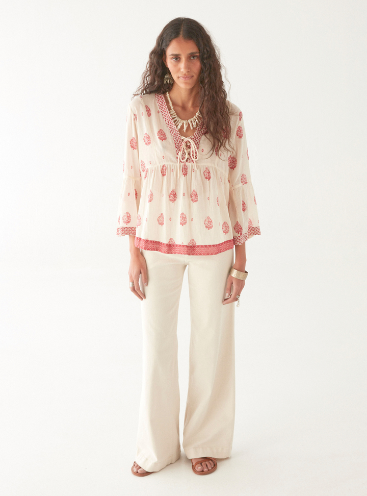 Delphine Blouse - Indian Fragola