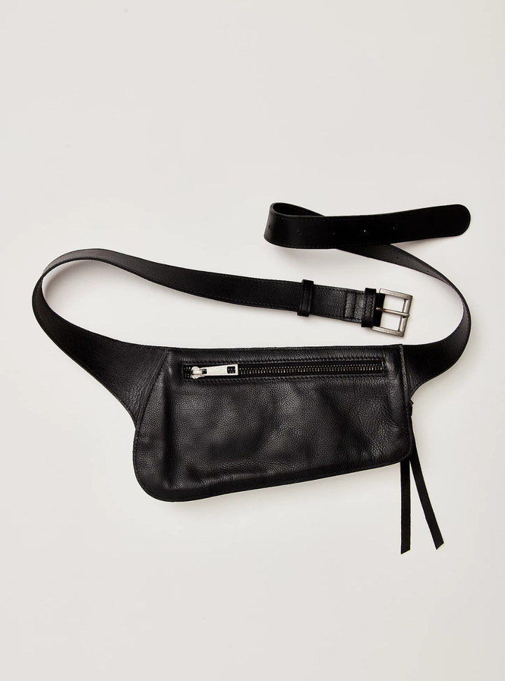 Avalon Leather Sling - Black