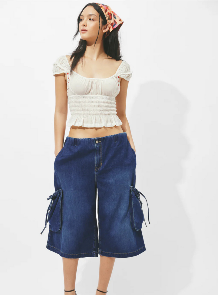 Marty Pull-On Crop Jeans - Atlantic Coast