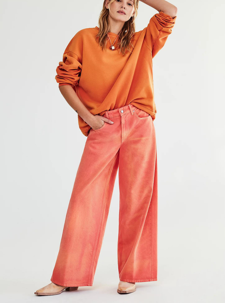 Waterfalls Baggy Wideleg - Oklahoma Sun