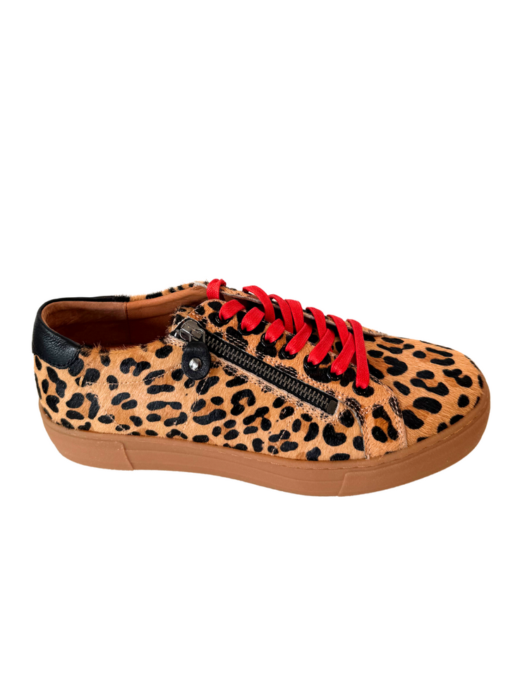 Froggy Sneaker - Tan Leopard