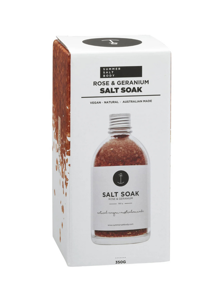 Salt Soak Rose & Geranium - 350g