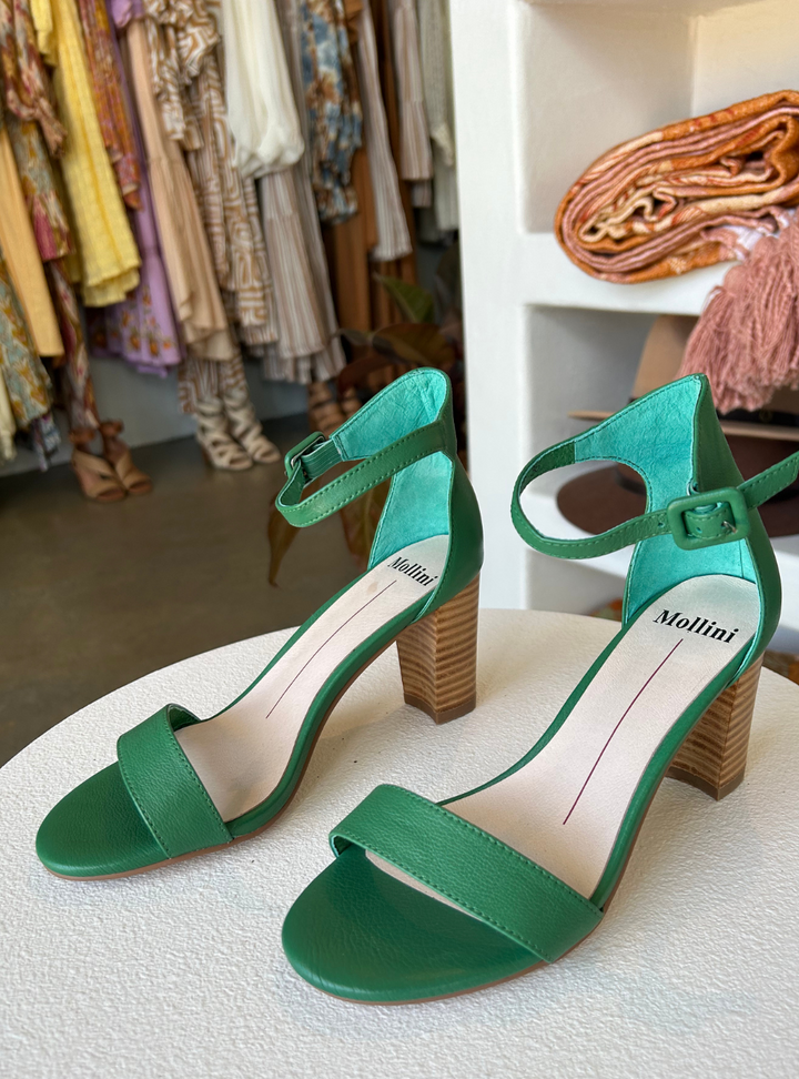 Gessie Emerald-Veneer Heel