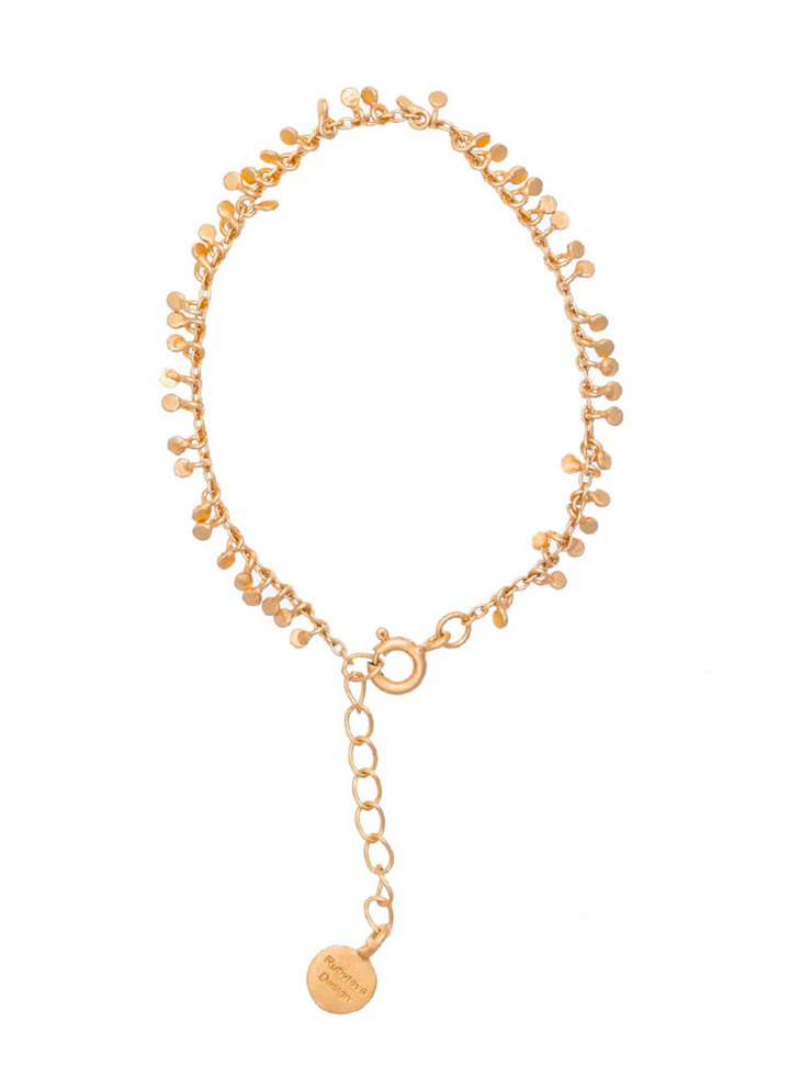 Gold Disc Bracelet