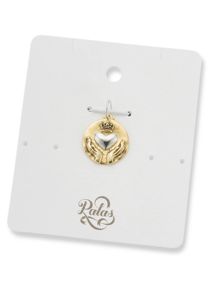 Hands, Heart and Crown - Love & Friendship Charm