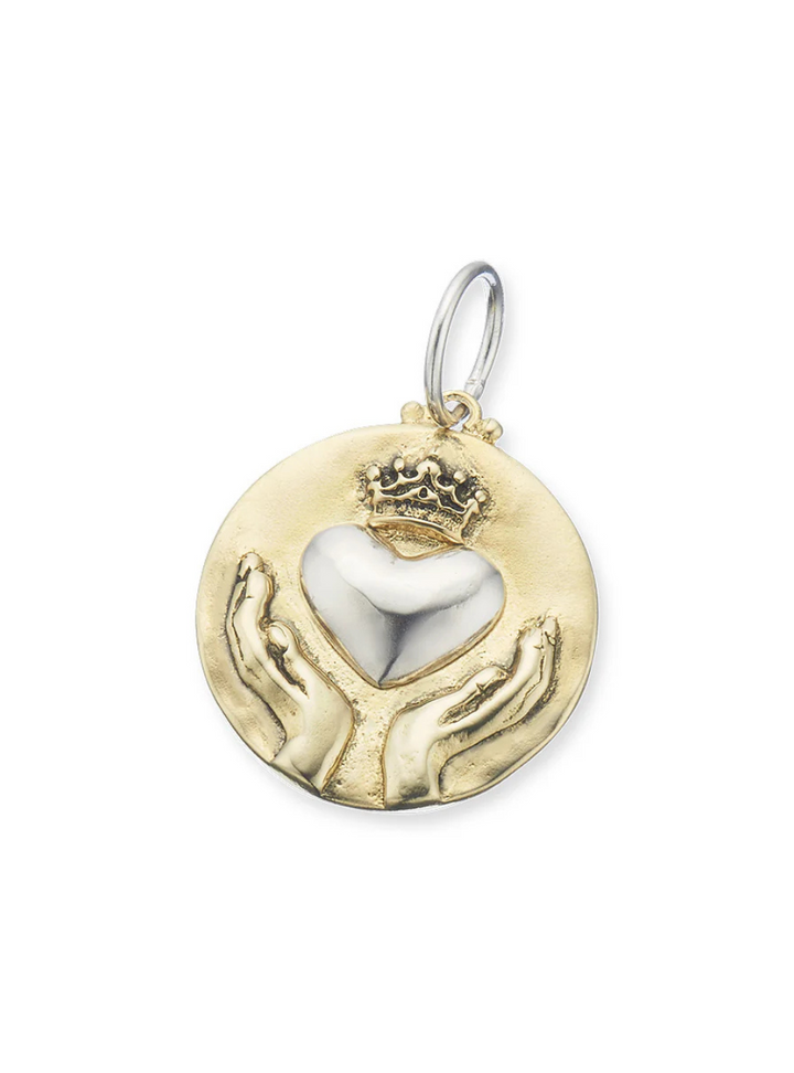 Hands, Heart and Crown - Love & Friendship Charm