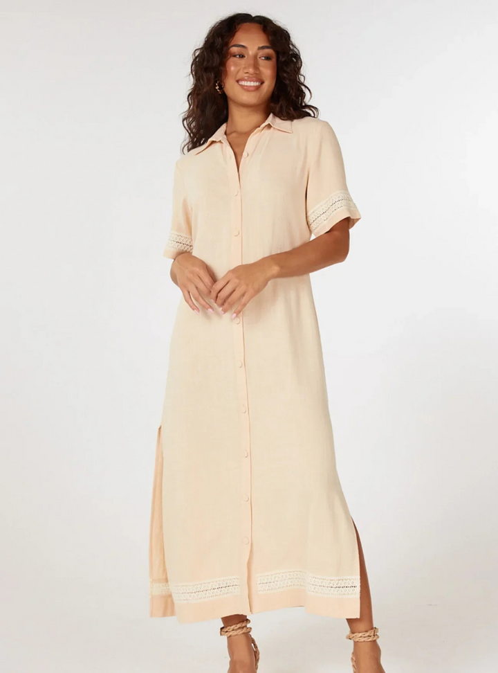 Haven Midi Dress - Sand
