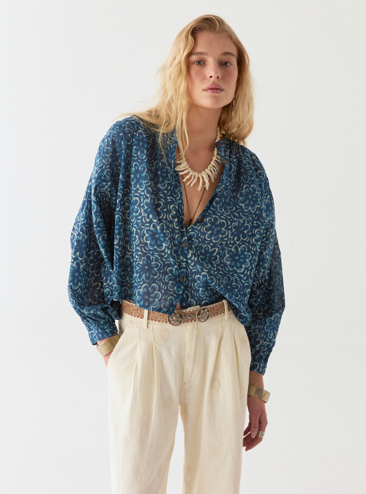 Gaia Blouse - Oceano Mare