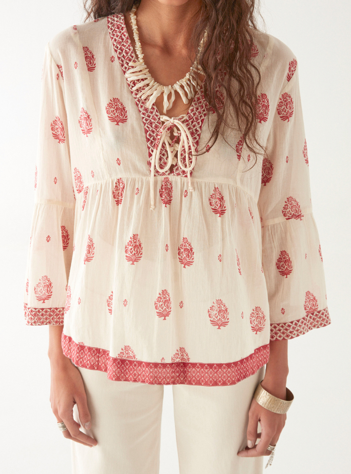Delphine Blouse - Indian Fragola