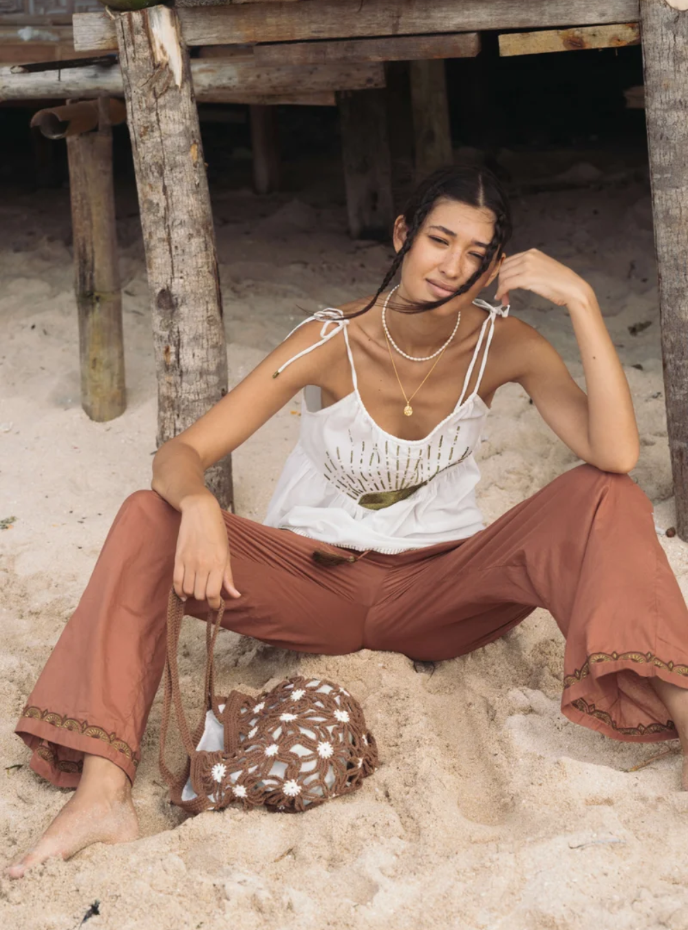 Follow The Sun Pant - Nut