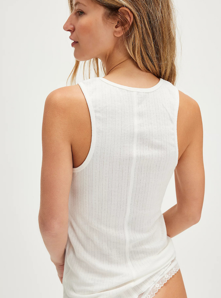Fresh In Love Tank - Ivory