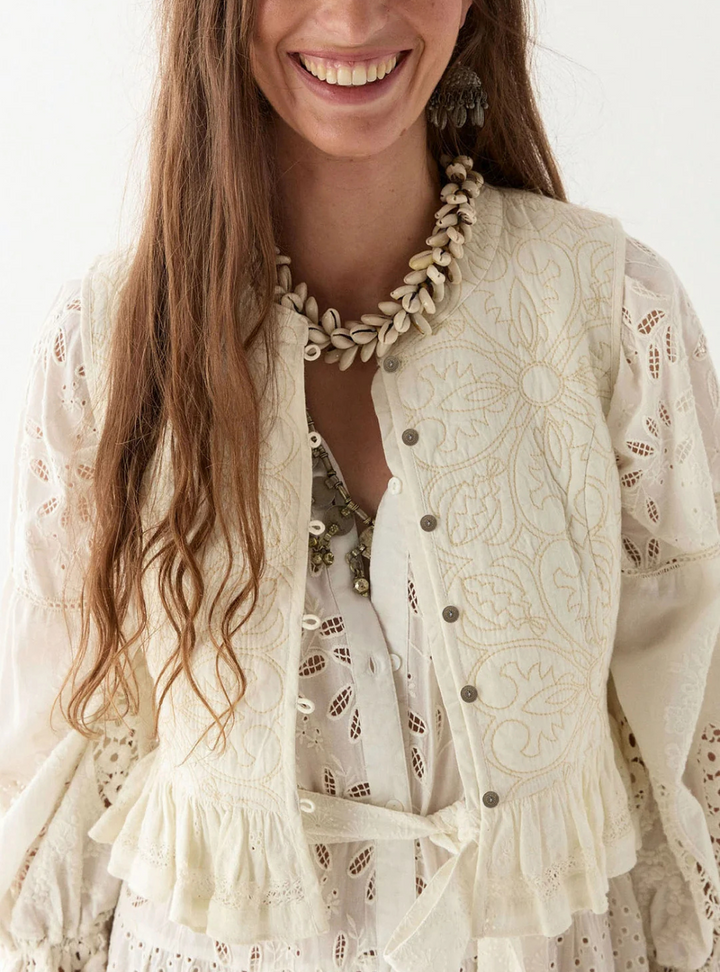 Sandro Vest - Tesela Ivory