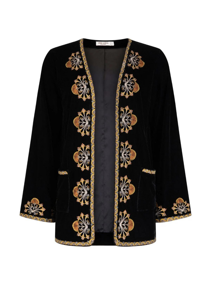 Janis Velvet Jacket - Moonlight