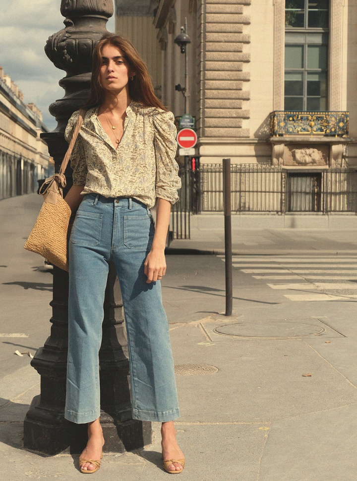 Molly Denim Jeans - Pale Blue