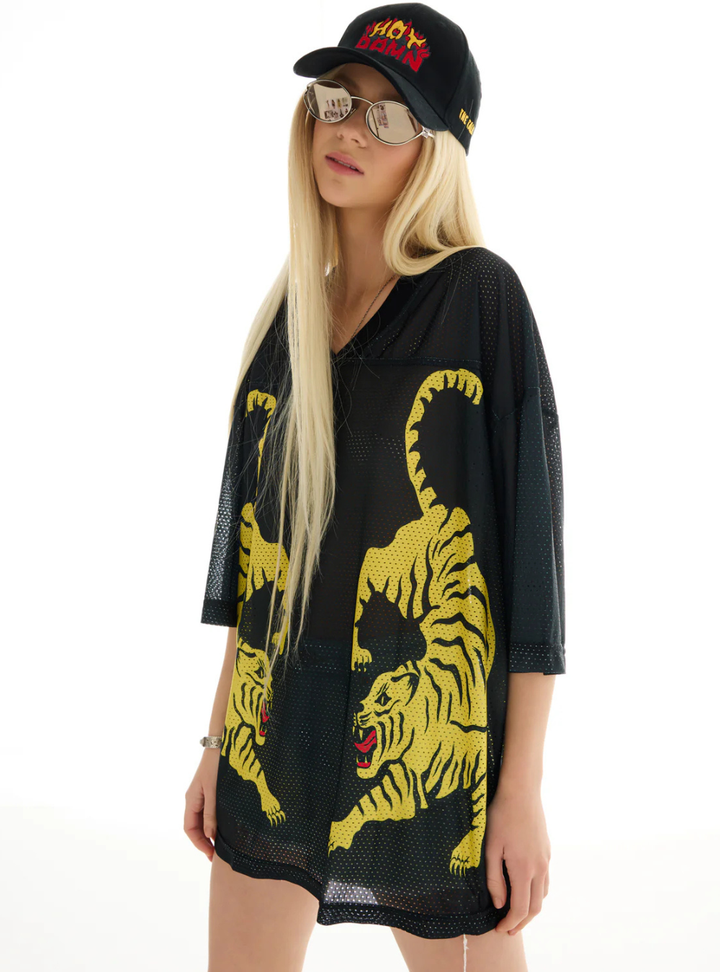 Crouching Tiger Football Jersey - Black