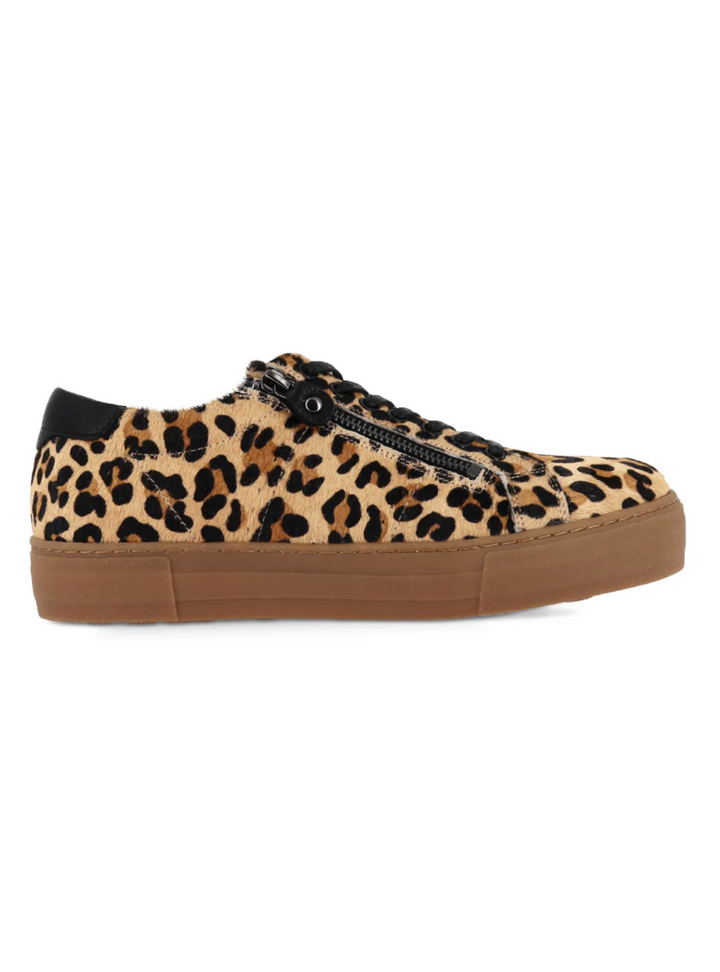 Froggy Sneaker - Tan Leopard