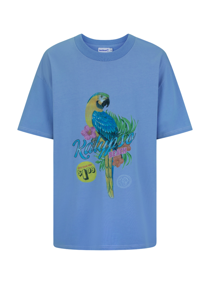 Kalypso Beach Relaxed T-Shirt - Vintage Blue
