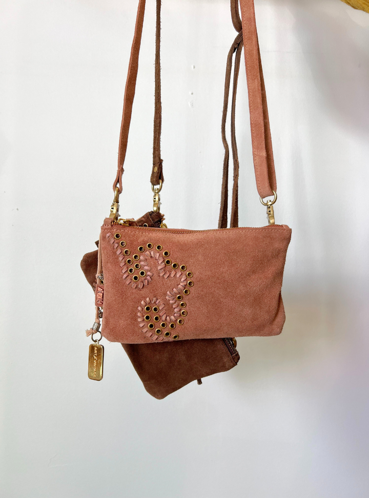 Sunset Crossbody Pouch - Latte