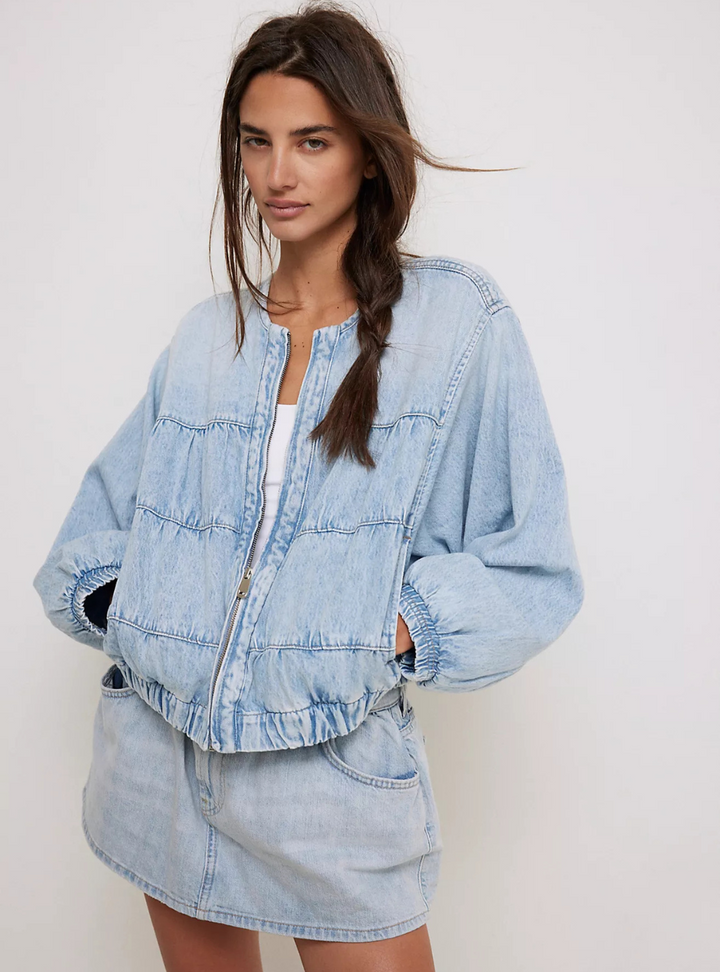 Layla Denim Jacket - Sunbeam