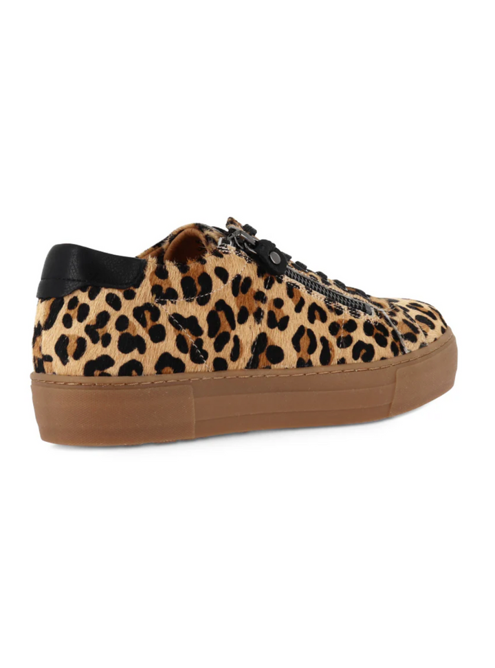 Froggy Sneaker - Tan Leopard