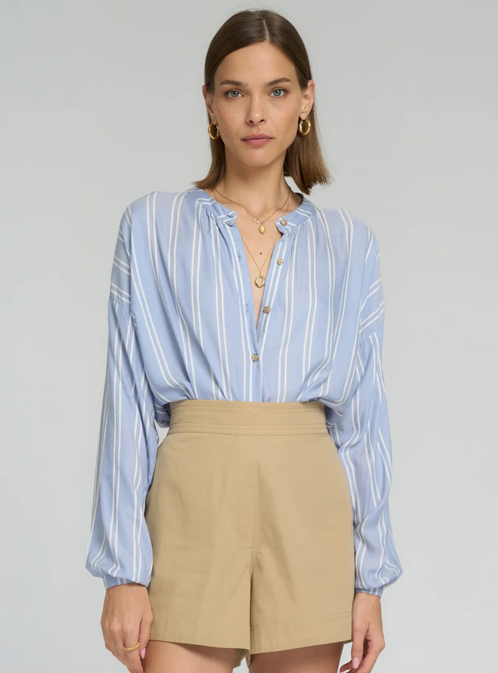 Ginger Shirt - Chambray Stripes