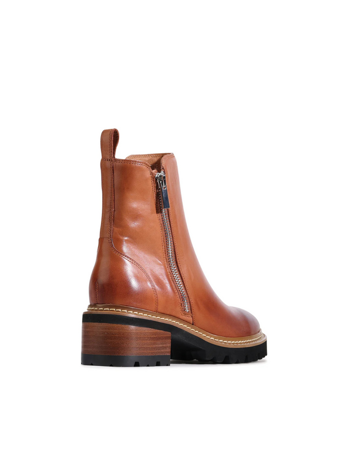 Lindira Ankle Boots - Brandy