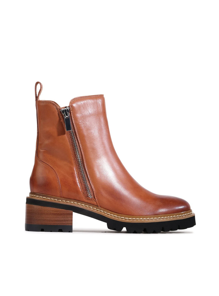 Lindira Ankle Boots - Brandy