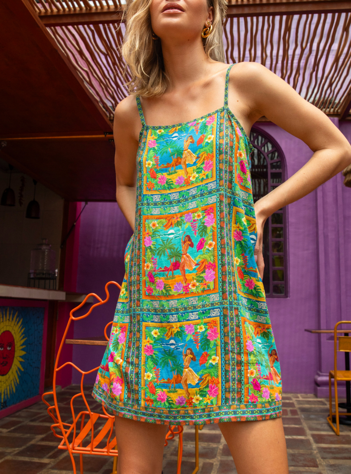 Leisure Mini Dress - Tiki