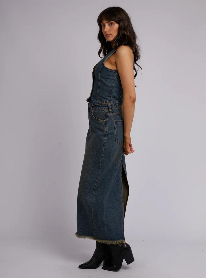 Louie Vest - Dirty Denim