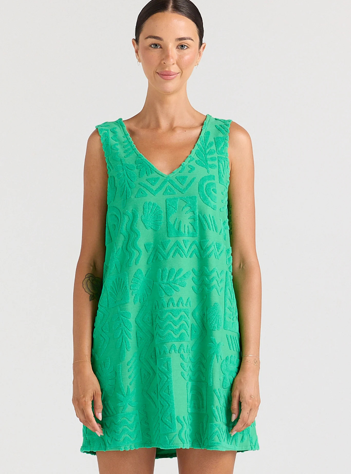 Mai Tai V Tunic Dress - Ivy