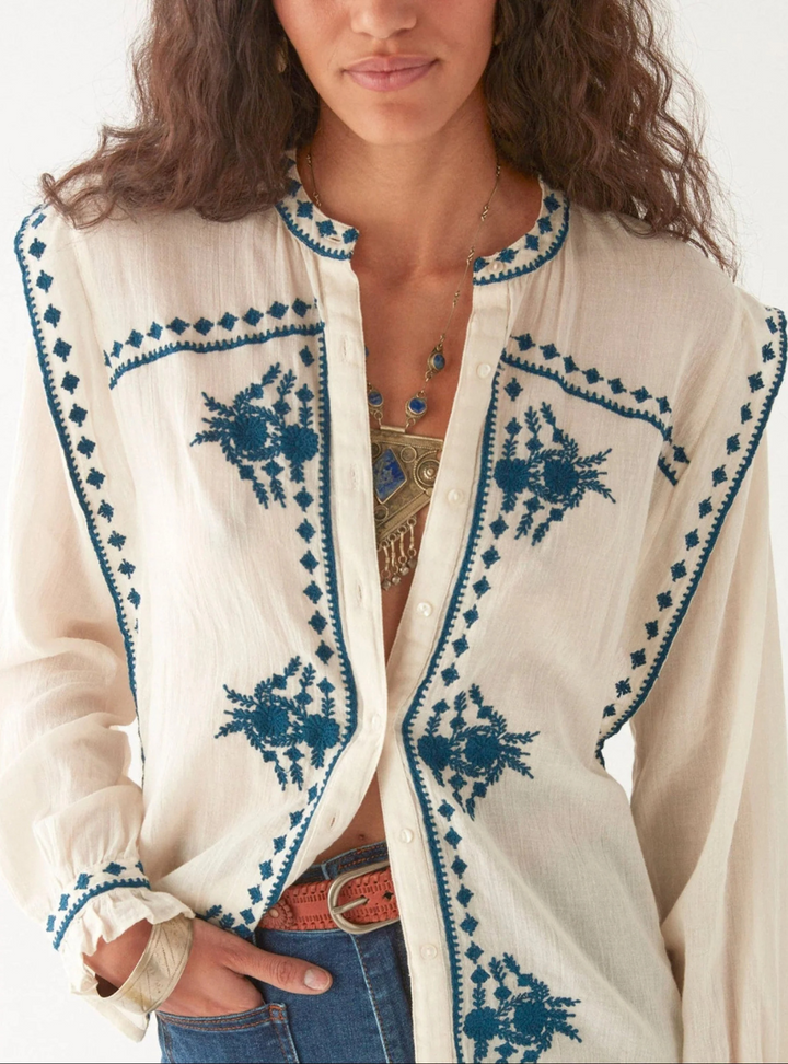 Philippa Blouse - Panna Cotta