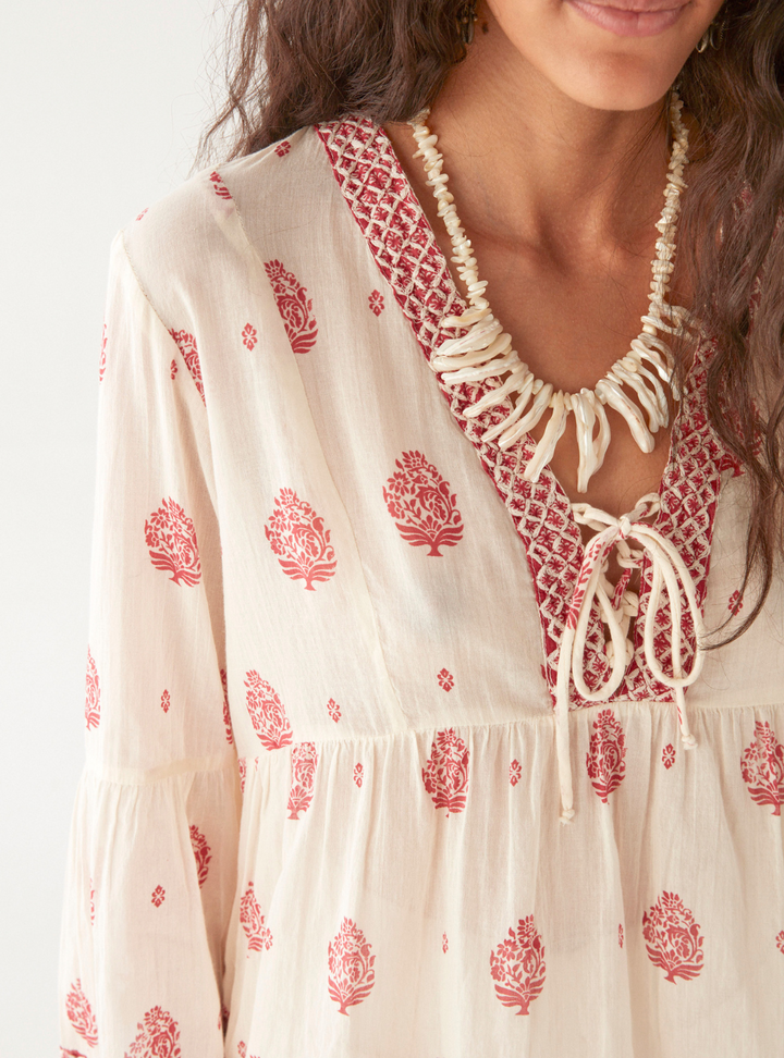 Delphine Blouse - Indian Fragola