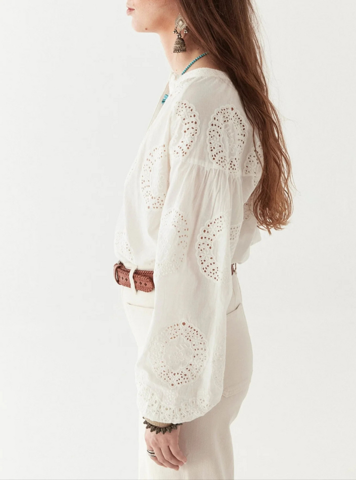Margaret Blouse - Bath Rose