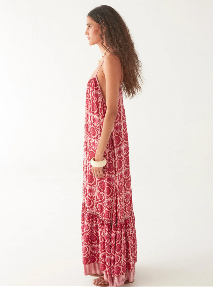 Valeria Dress - Flamingo Grooves