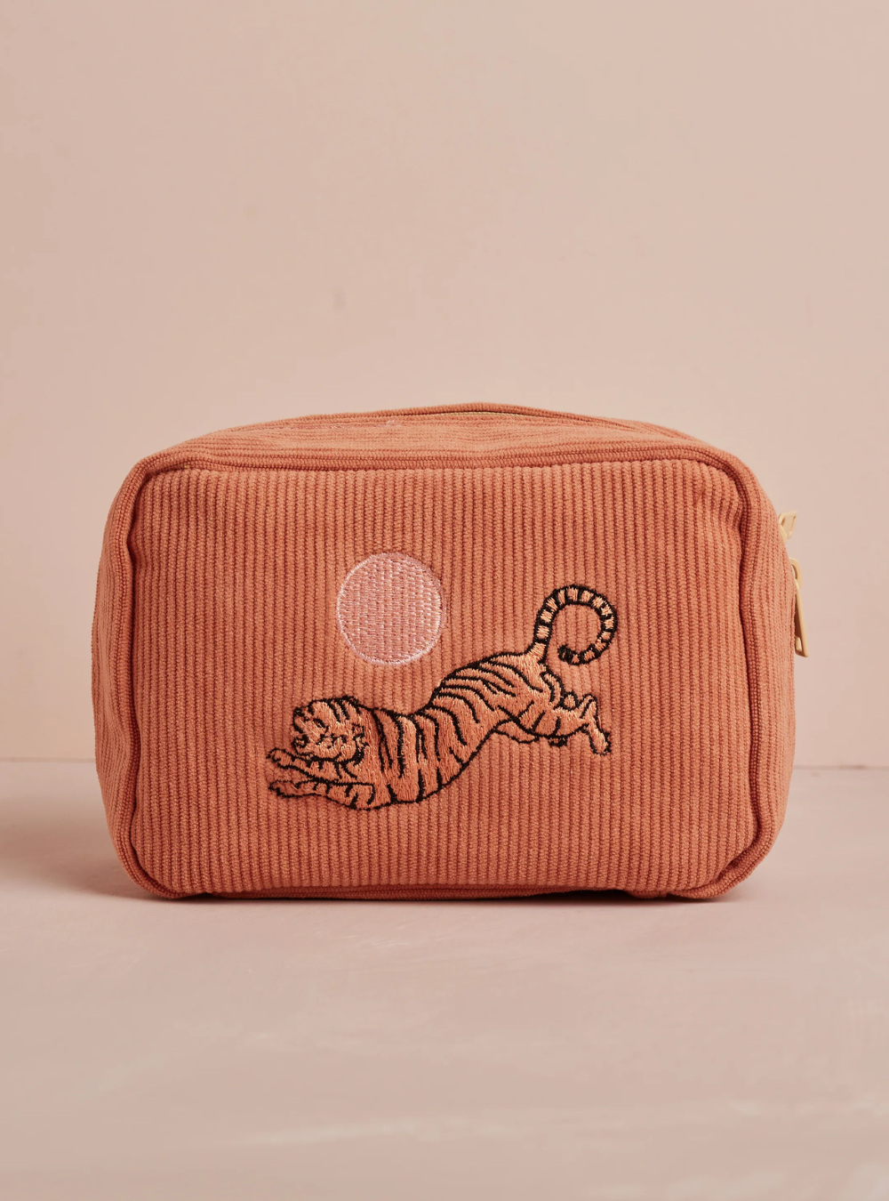 Corduroy Makeup Bag - Dusty Pink