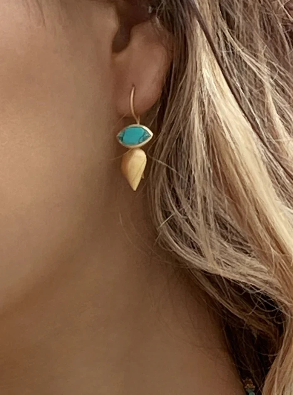 Turquoise Mali Earrings