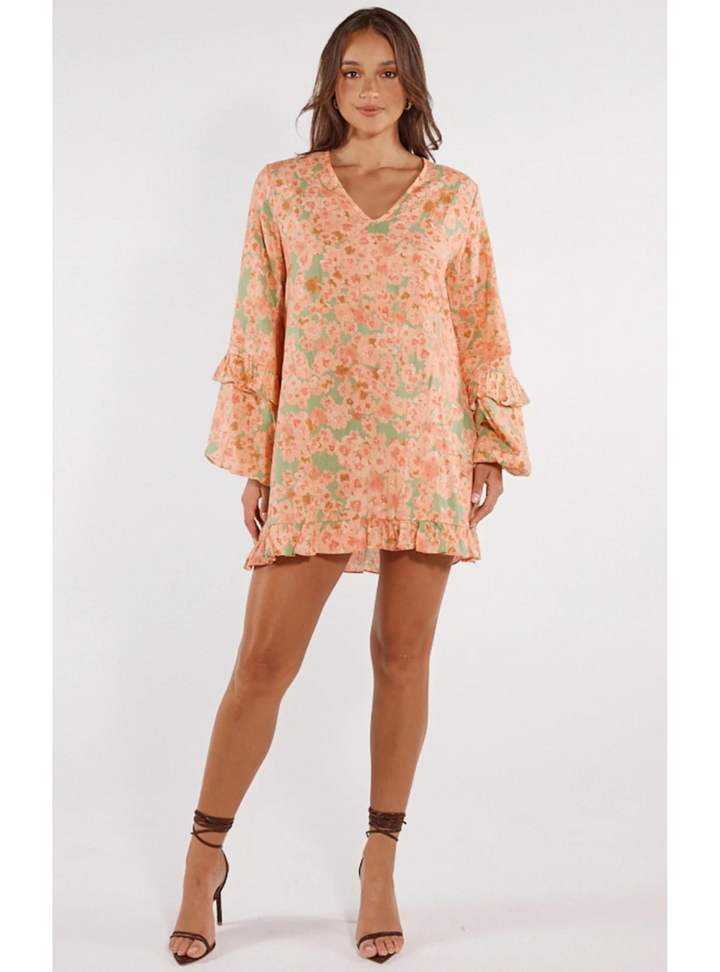 Marissa Mini Dress - Flores Print