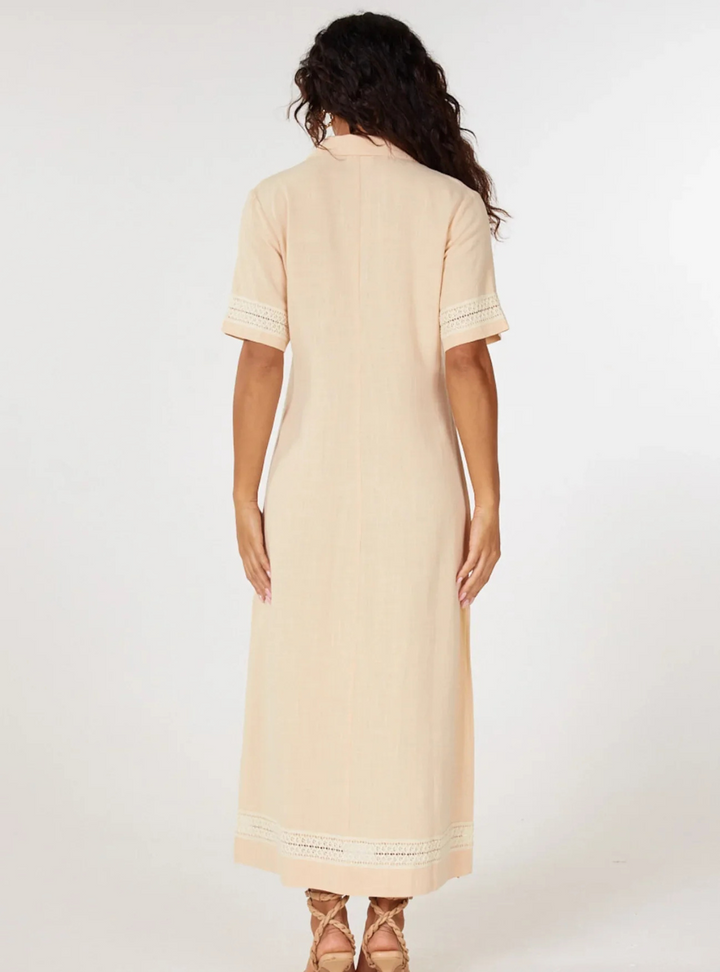 Haven Midi Dress - Sand