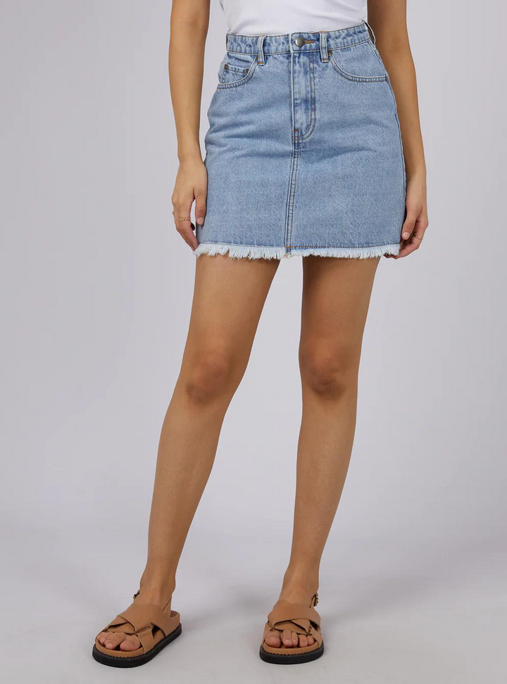 Ray Mini Skirt - Light Blue