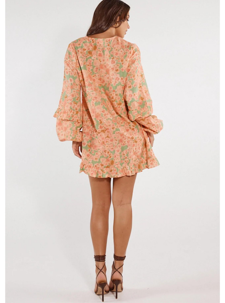 Marissa Mini Dress - Flores Print