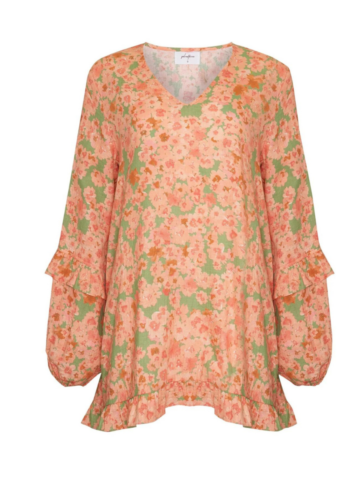 Marissa Mini Dress - Flores Print