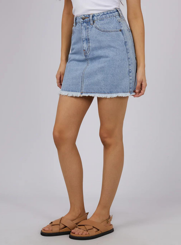 Ray Mini Skirt - Light Blue