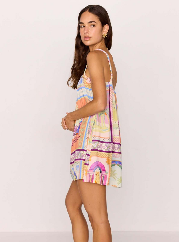 Elysia Babydoll Mini Dress - Paradiso