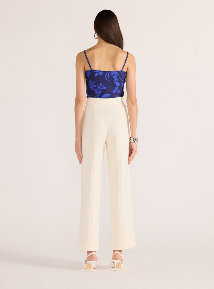 Maeve Panel Pant - Ecru