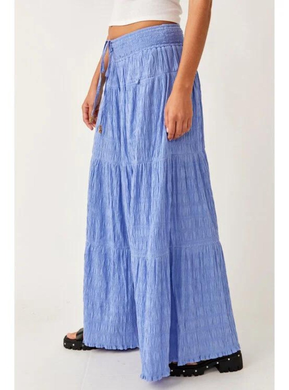 In Paradise Wide Leg Pant - Misty Dawn