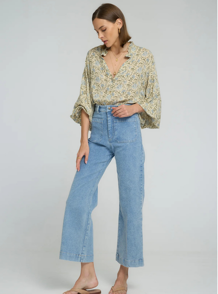 Molly Denim Jeans - Pale Blue