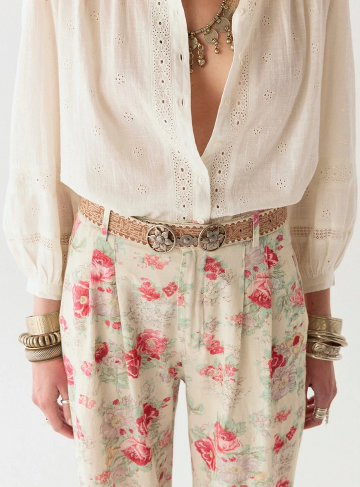 Colette Blouse - Mosaique Ivory