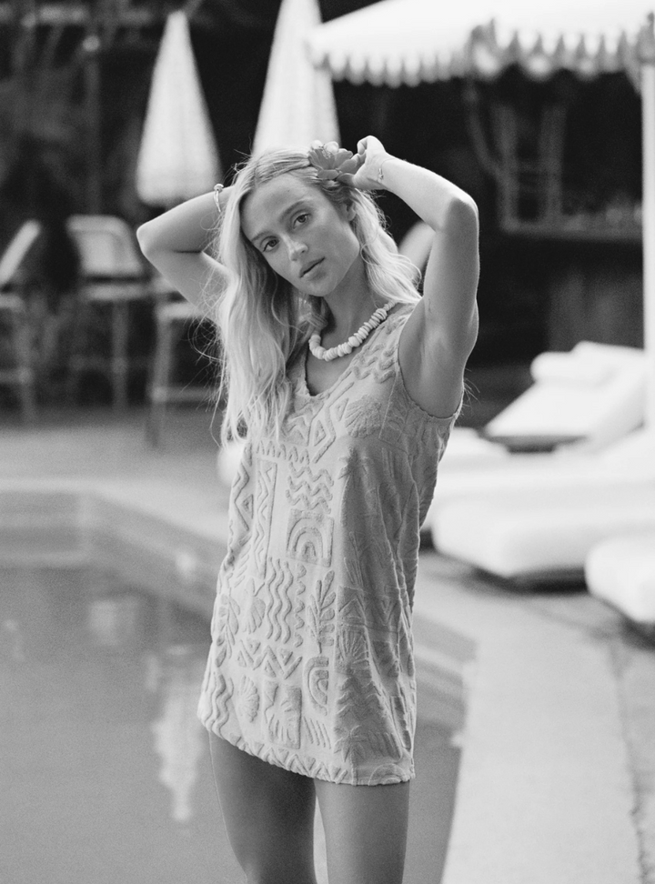 Mai Tai V Tunic Dress - Moss