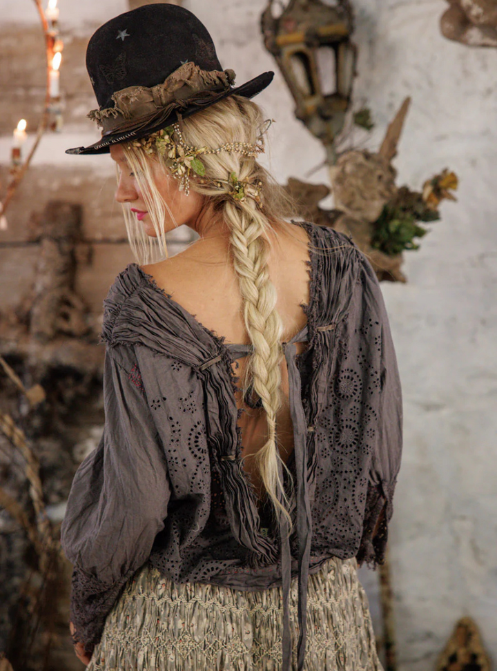 Magnolia Pearl Eyelet Nonnie Belle Blouse 2239 - Ozzy