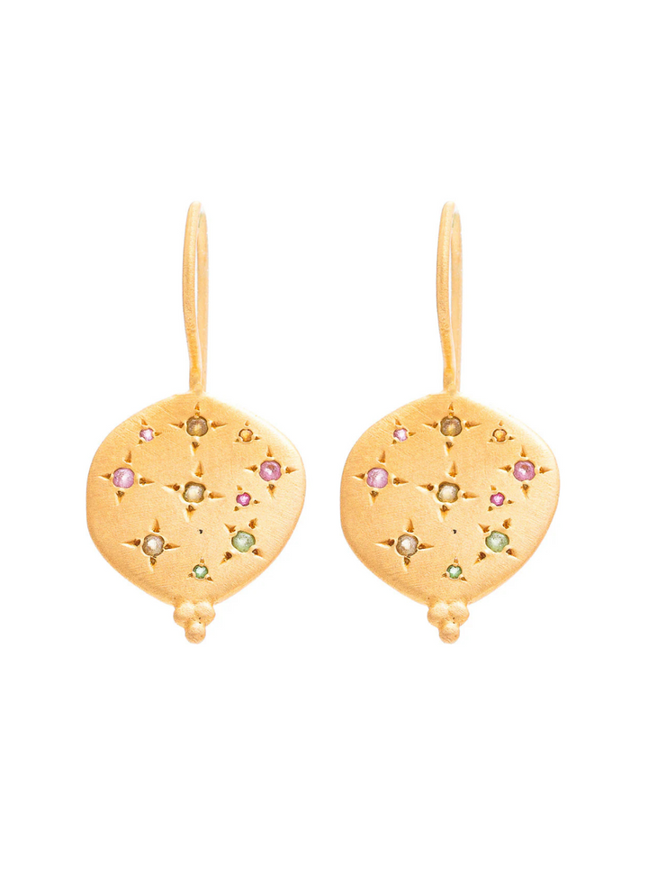 Multi Tourmaline Souk Earrings